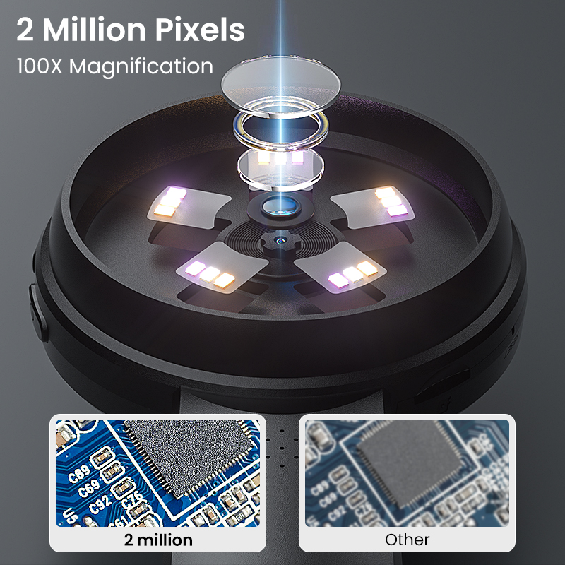 Protable Smart Magnifier Micro - Electronics Repair Glasses recension och pris