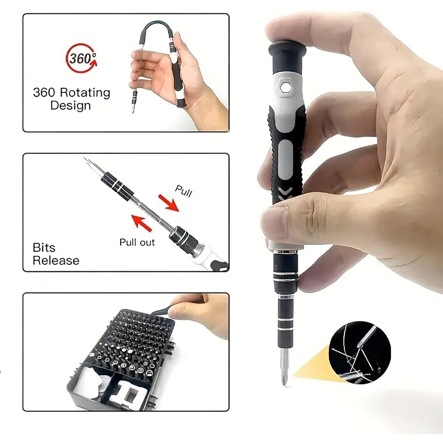 115-in-1 Precision Screwdriver - Electronic Repair Tutorial recension och pris