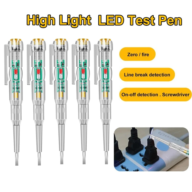 1-5pc AC24-250V Intelligent Vo - Circuit Test Pencil recension och pris