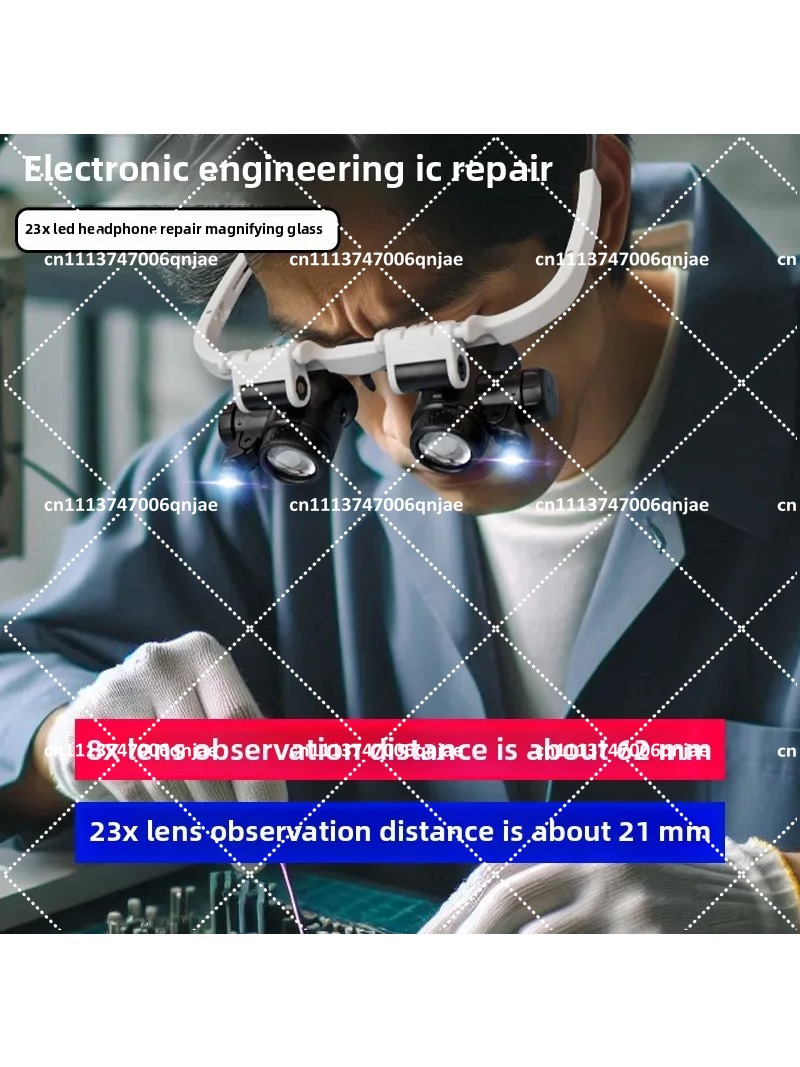23 Times Head Mount Magnifying - Electronics Repair Glasses recension och pris