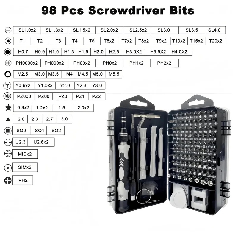 115-in-1 Precision Screwdriver - Electronic Repair Tutorial recension och pris