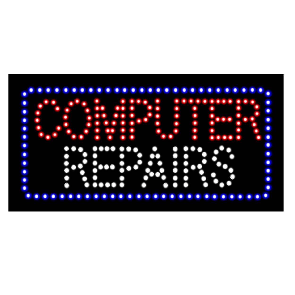 LED Light Bulb Electronic Sign - Electronics Repair Store recension och pris