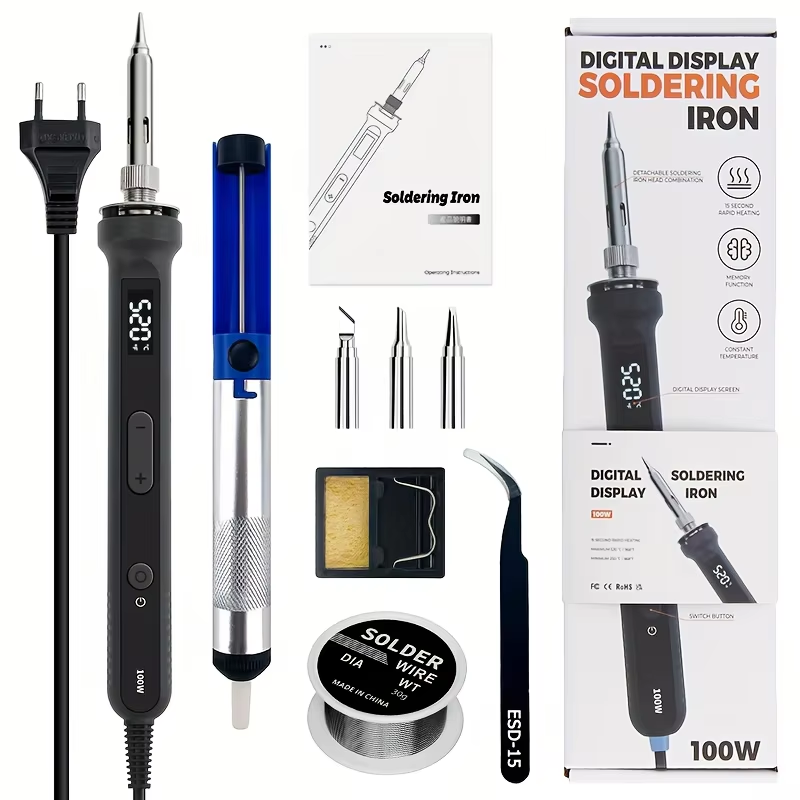 100W Digital Soldering Iron Ki - Electronics Repair Kit recension och pris