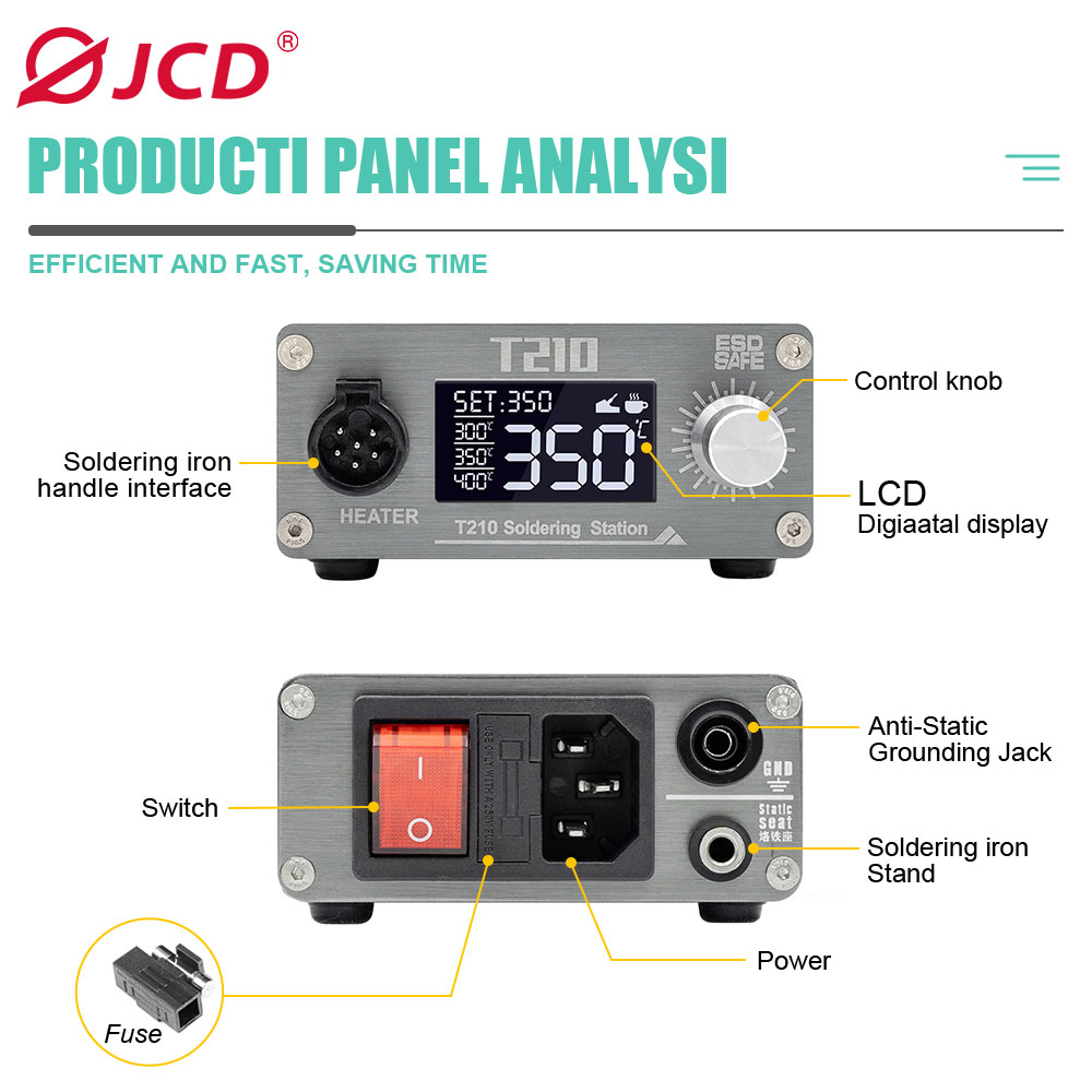 JCD T210 Smart Soldering Stati - Electronics Repair Tools And Equipment recension och pris