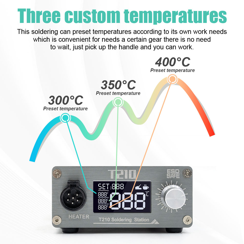 JCD T210 Smart Soldering Stati - Electronics Repair Tools And Equipment recension och pris