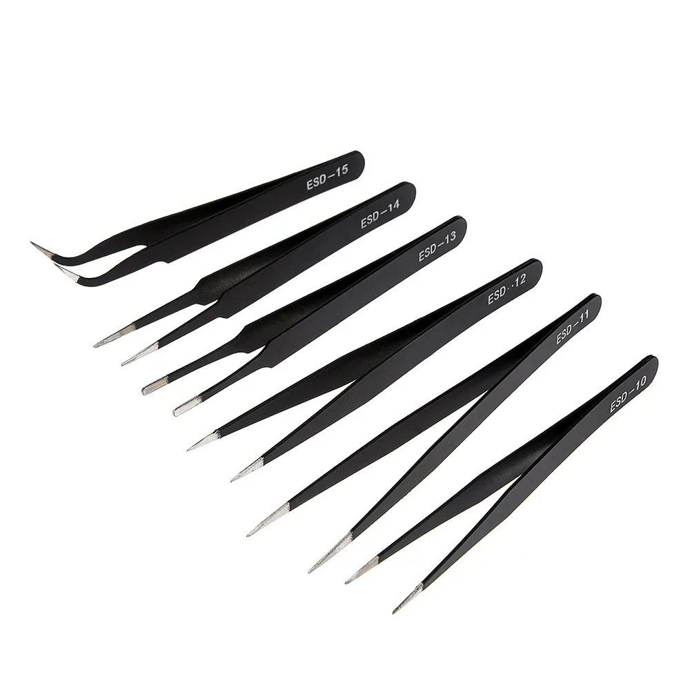 6PCS Precision Tweezers Set ES - Electronics Repair Tools And Equipment recension och pris